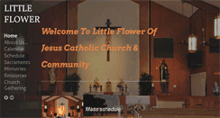 Desktop Screenshot of littleflowercatholicchurch.org